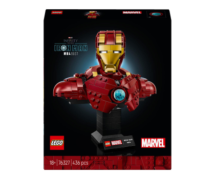 Klocki LEGO® LEGO Marvel Super Heroes 76327 Popiersie Iron Mana MK4